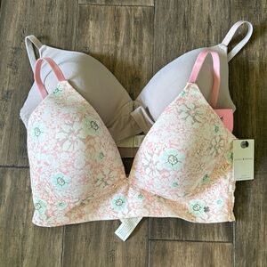 Lucky Brand 2 Pack Super Soft Full Figure T Shirt Bras